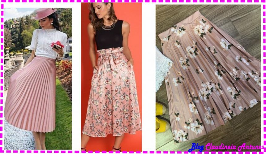 saias plissadas para casamento